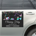 Maid Cleaning House Sparkling Holograph Fairy Car 