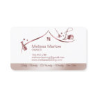 Maid Cleaning House Sparkling rose gold