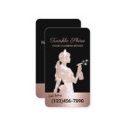 Maid Cleaning Rose Gold Sparkles Housekeeping