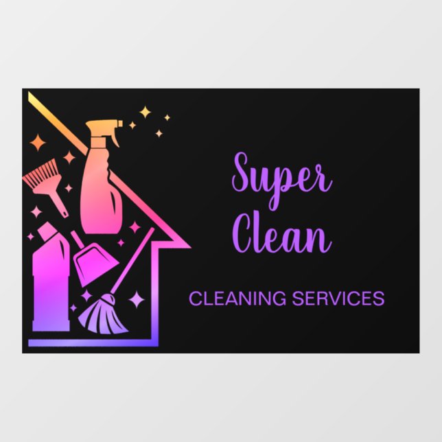 Maid House Cleaning Housekeeping Holograph (Sheet)