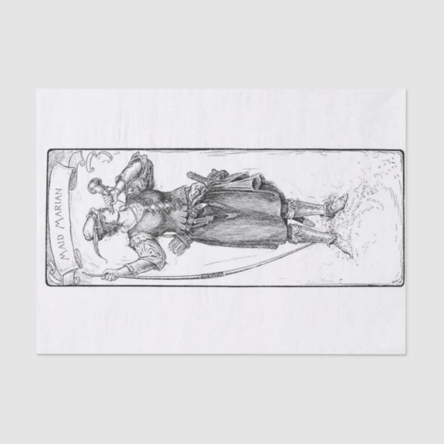 Maid Marian Tissue Paper (Front)