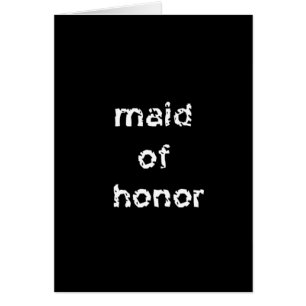 Maid of Honor