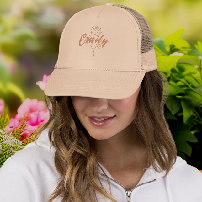 Maid of honor cap with name - Wedding party hats (Creator Uploaded)