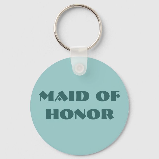 MAID OF HONOR KEY RING (Front)