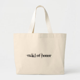 Maid of Honor Large Tote Bag