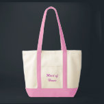 Maid of Honour/Bachelorette Party Tote Bag<br><div class="desc">Maid of Honour text design</div>
