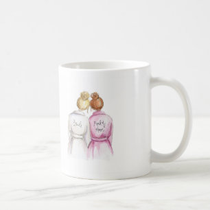 Maid of Honour? Blonde Bun Bride Red Bun Maid Coffee Mug