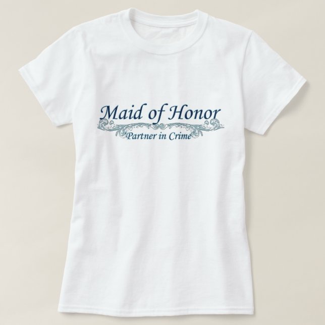 Maid of honour -  Bridal Party Shirts (Design Front)