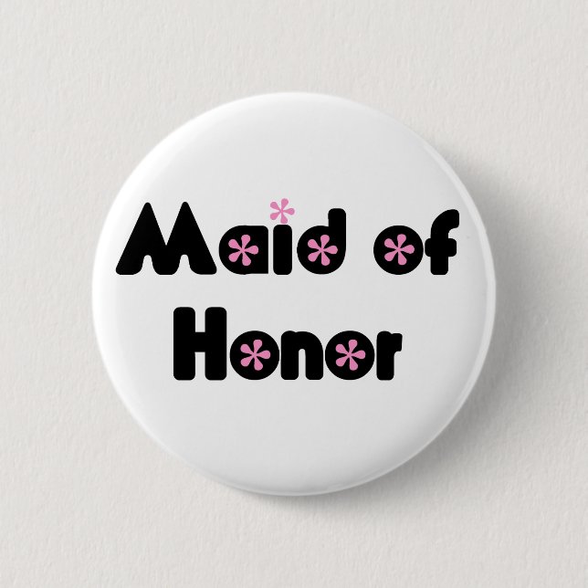 Maid of Honour button (Front)