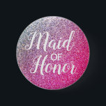 Maid of Honour button for bridal shower<br><div class="desc">Bachelorette party button</div>