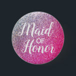 Maid of Honour button for bridal shower<br><div class="desc">Bachelorette party button</div>