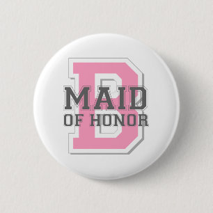 Maid of Honour Cheer 6 Cm Round Badge