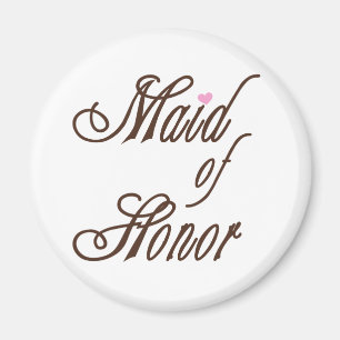 Maid of Honour Classy Browns Magnet