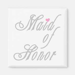 Maid of Honour Classy Greys Magnet