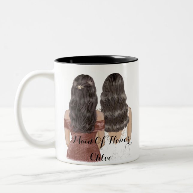maid of honour custom mug (Left)