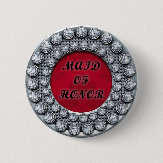 maid of honour diamonds button (Front)