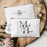 Maid of Honour Flower Letter Boho Floral Custom
