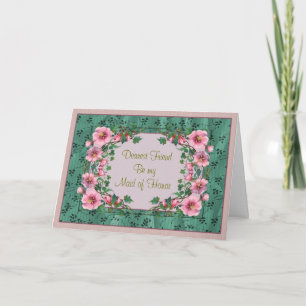 Maid of Honour Friend Invitation