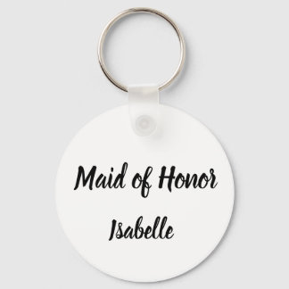 Maid of Honour Gifts Custom Name Gifts Wedding Key Ring