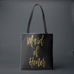 Maid of Honour Gold Wedding Bag<br><div class="desc">Maid of Honour Gold Wedding Bag is the perfect wedding bag to travel with to a destination wedding.</div>