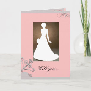 Maid of Honour invitation card