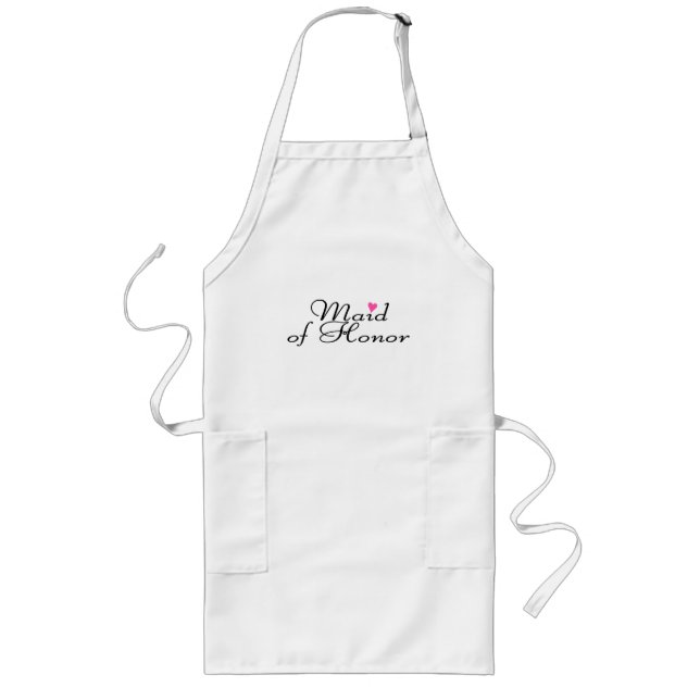 Maid Of Honour Long Apron (Front)