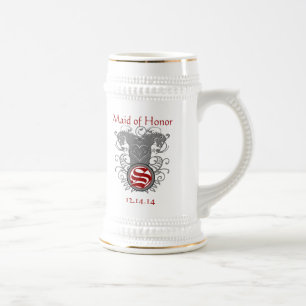 Maid of Honour Mediaeval Renaissance Vintage Lion Beer Stein