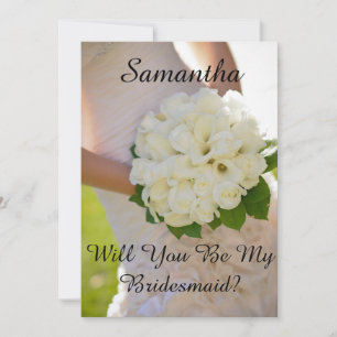Maid of Honour Or Bridesmaid Invitation