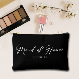 Maid of Honour Personalised Chic Bachelorette Part Accessory Pouch