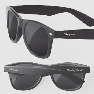 Maid of Honour Personalised Script Name Sunglasses
