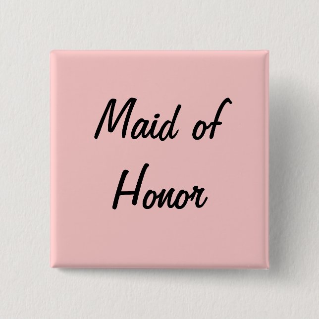 Maid of honour pin (Front)