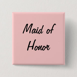 Maid of honour pin