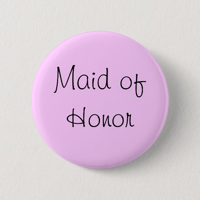 Maid of Honour Pin (Front)