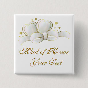 Maid of Honour Pin