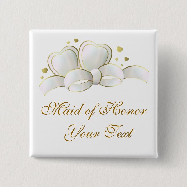 Maid of Honour Pin (Front)
