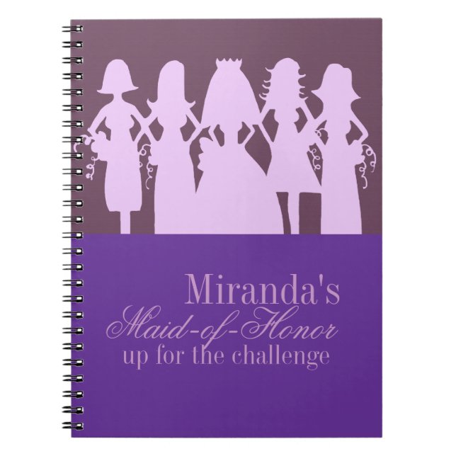 Maid-of-honour Planner Notebook (Front)