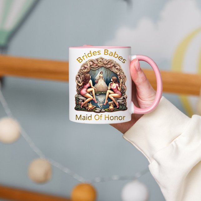 Maid of Honour Pride in a Bridal Party Themed  Mug (Creator Uploaded)