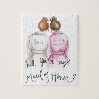 Maid of Honour? Puzzle R Bun Bride Br Bun Maid