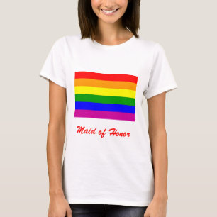 Maid of Honour/Rainbow Pride Wedding T-Shirt