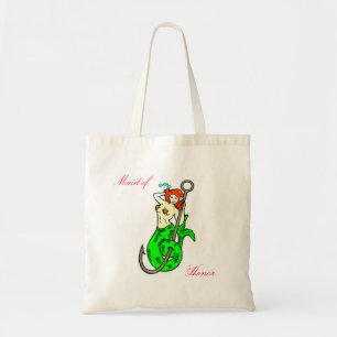 Maid of Honour redhead mermaid Tote Bag