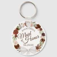 Maid of Honour Rustic Fall Floral Wreath Wedding
