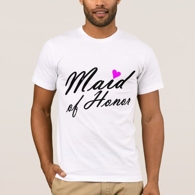 Maid Of Honour T-Shirt (Front)