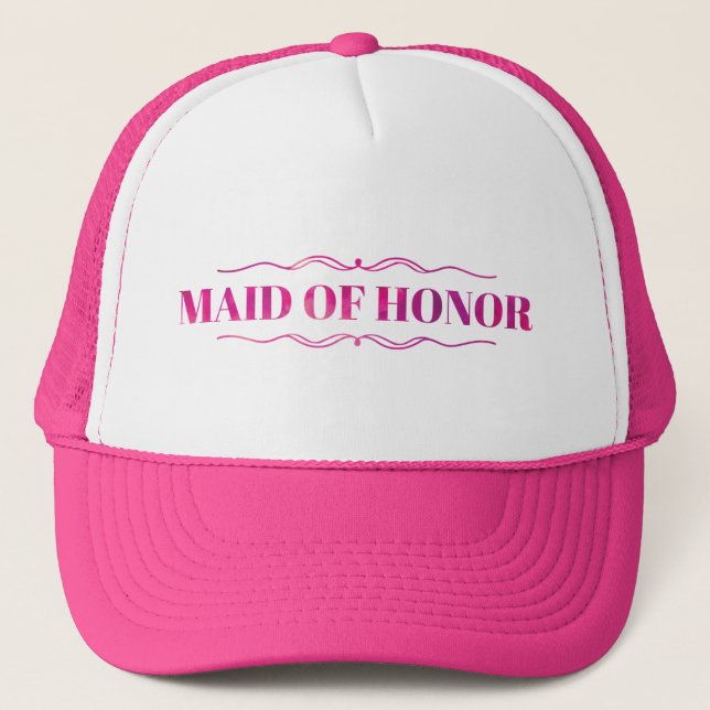 Maid of Honour Trucker Hat (Front)