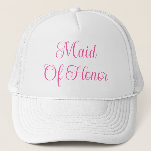 Maid Of Honour  Trucker Hat (Front)