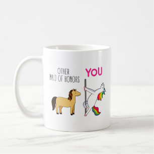 Maid Of Honour Unicorn Wedding Party Daily Sip Coffee Mug