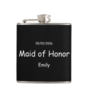 Maid of Honour Wedding Hip Flask