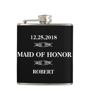 Maid of Honour Wedding Hip Flask