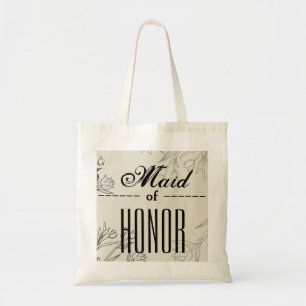 Maid of Honour Wedding Personalised Tote Bag