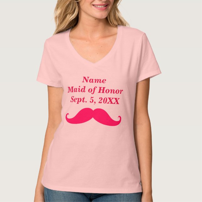 Maid of Honour Women's Hanes Nano V-Neck T-Shirt (Front)