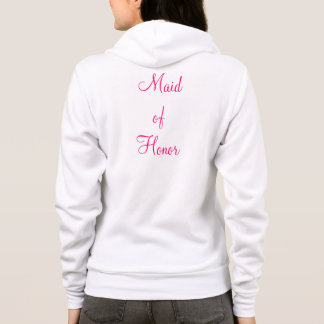Maid of Honour Zip-Up Hoodie